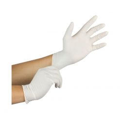 Guantes de látex con talco