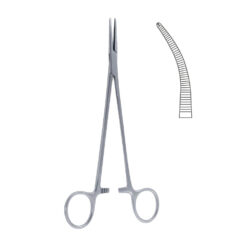 Pinza Hemostática Fina Halsted-Mosquito Curva 12cm Lawton 06-0121 1