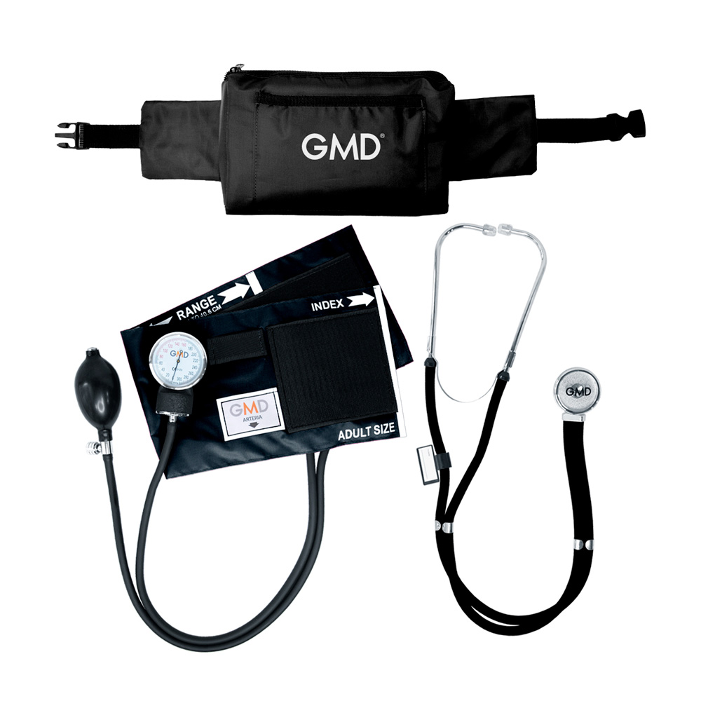 Kit de tensiómetro y fonendoscopio GMD Negro